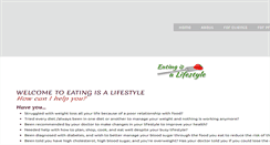 Desktop Screenshot of eatingisalifestyle.com