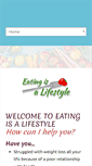 Mobile Screenshot of eatingisalifestyle.com